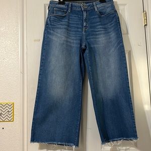 Arizona Jean Company Wide Leg Crop Jean